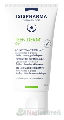 ISIS TEEN DERM Gel exfoliačný čistiaci gél 150 ml