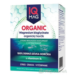 IQ MAG ORGANIC HORČÍK + Vitamín B6