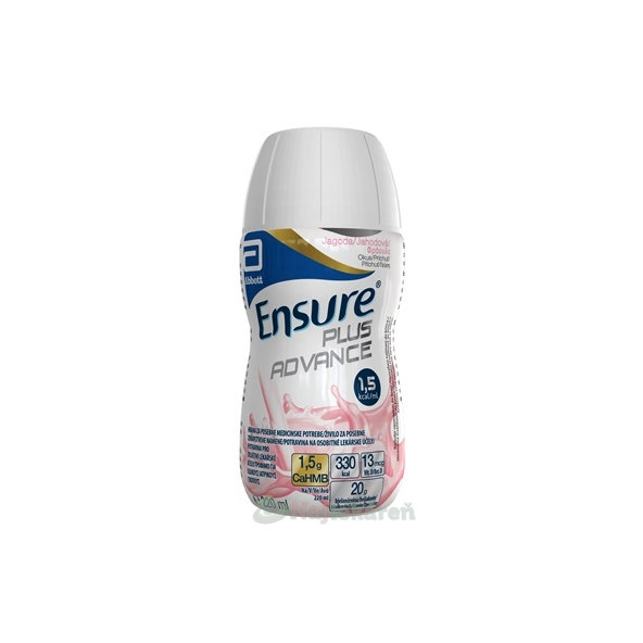 Ensure PLUS ADVANCE jahodová príchuť 30x220ml