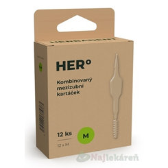 HERBADENT HERO medzizubné kefky M 12ks