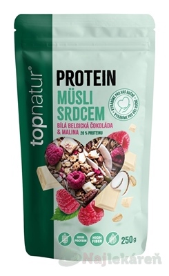 TOPNATUR Proteín müsli malina & biela čokoláda 250 g kúpite na Najlekaren.eu