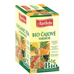 APOTHEKE BIO ČAJOVÉ VARIÁCIE, 10x1,5 g, 10x1,8 g, 1x20 ks