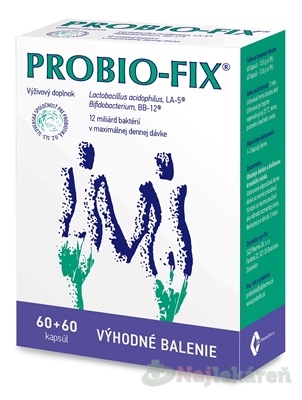 PROBIO-FIX 60+60 kapsúl kúpite na Najlekaren.eu