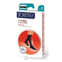 JOBST for Men EXPLORE kompresívne lýtkové pančuchy so zatvorenou špičkou veľ. 6, 1 pár