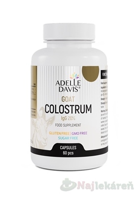 Adelle Davis GOAT COLOSTRUM 60 kapsúl kúpite na Najlekaren.eu