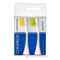 CURAPROX HYDROSONIC SENSITIVE Hydrosonická náhradná hlavica, žltá + zelená 2 ks