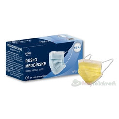 BIOMIC RÚŠKO medicínske pre dospelých typ IIR žlté 50 ks
