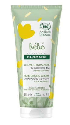 KLORANE BEBE hydratačný krém na tvár a telo 200ml