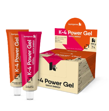 kompava K-4 Power Gel pomaranč-limetka 15x70 g
