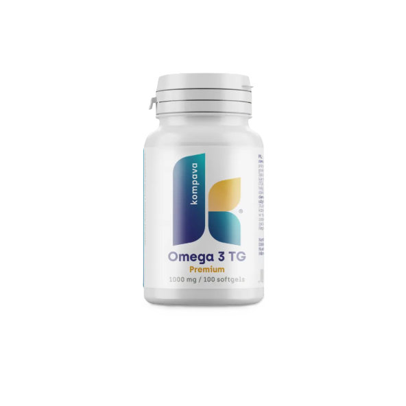 kompava Omega 3 TG Premium 1000 mg 100 kapsúl