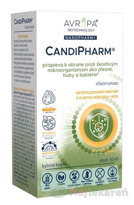 Avropa CandiPharm bylinné kvapky 50 ml