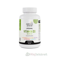 Adelle Davis Liposomal Vit. D3 2000 IU 60 kapsúl
