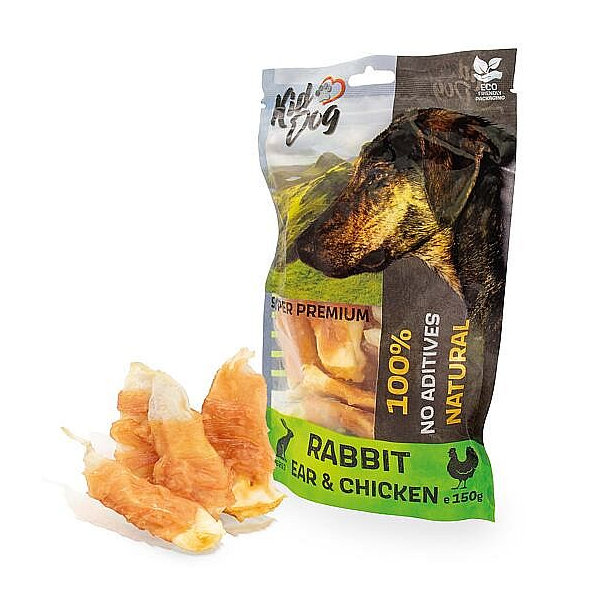 KD SUPER PREMIUM 100% kuracie prsia na králičom uchu 150 g