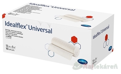 Idealflex universal obväz 12 cm x 5 m 10 ks