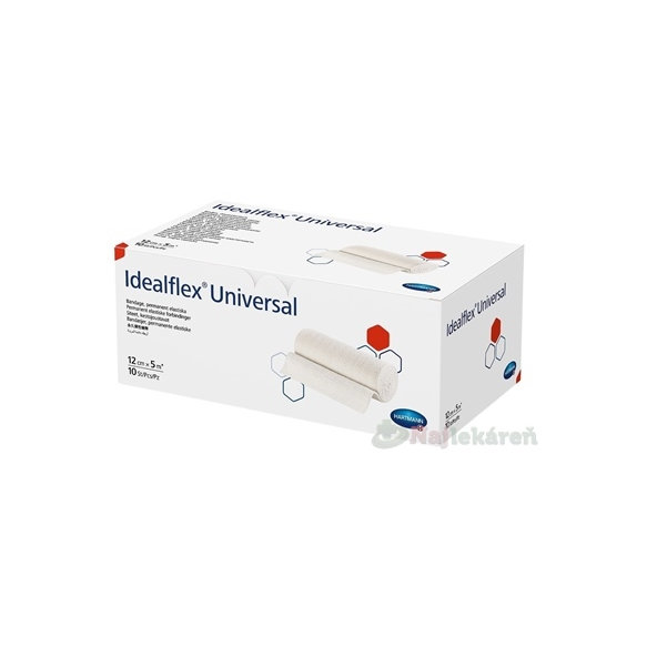 Idealflex universal obväz 12 cm x 5 m 10 ks