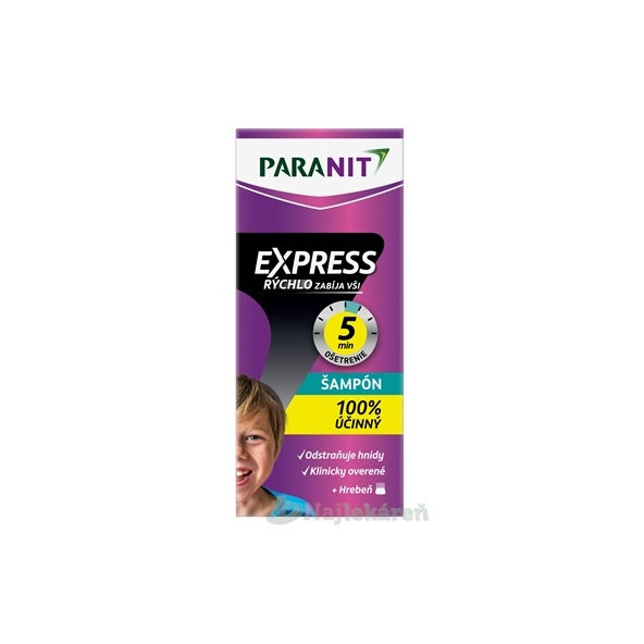 PARANIT EXPRESS šampón 100ml + hrebeň