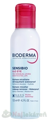 BIODERMA Sensibio H2O eye micelárny odličovač 125 ml kúpite na Najlekaren.eu