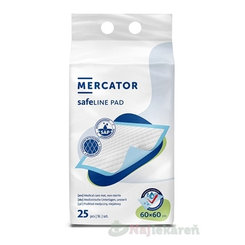 MERCATOR safeLINE PAD Podložka absorpčná 60x60 cm 25 ks
