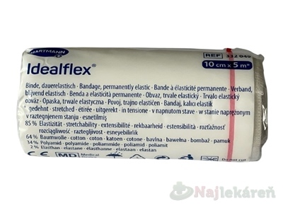Idealflex ovínadlo elastické krátkoťažné 10cm x 5m 1 ks kúpite na Najlekaren.eu