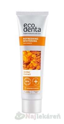 EcoDenta Whitening zubná pasta s jantárovým extraktom 100 ml kúpite na Najlekaren.eu