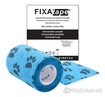 FIXAtape STRETCH Samofixačné ovínadlo modré 7,5cm x 450cm 1 ks kúpite na Najlekaren.eu