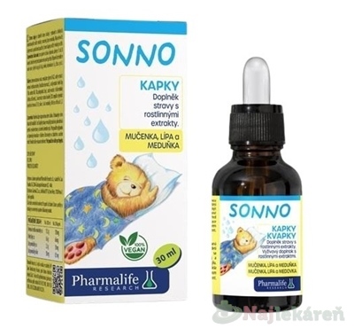 GALENIKA Pharmalife SONNO KVAPKY s extraktami z mučenky, lipy, medovky 30 ml