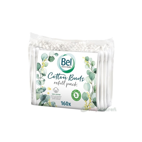 Bel Face & Body Vatové tyčinky náplň vo vrecúšku 160 ks