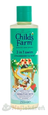 E-shop Childs Farm 3 in1 Swim jahoda a mäta 250ml