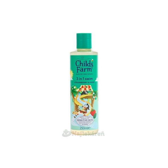 Childs Farm 3 in1 Swim jahoda a mäta 250ml