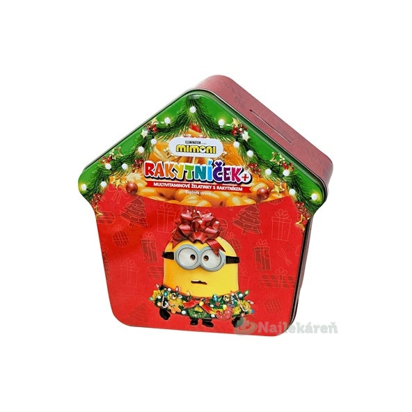 Terezia RAKYTNÍČEK+, multivitamínové želatínky s rakytníkom MIMONI Vianočný dom 50ks