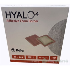 HYALO4 Adhesive Foam Border 15×15 cm silikónové penové krytie 10 ks