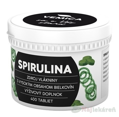 Vemica SPIRULINA 400 tabliet kúpite na Najlekaren.eu