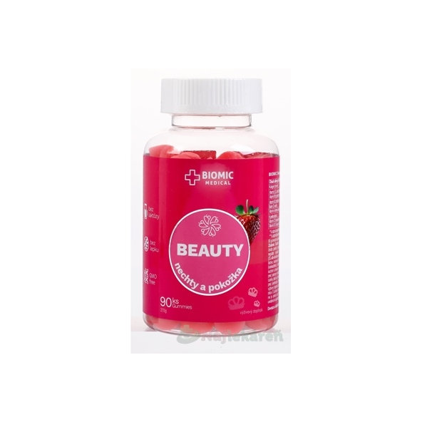 BIOMIC BEAUTY nechty a pokožka 90 želé tabliet