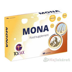 TOZAX MONA komplexná výživa pre vlasy, nechty a pokožku 60 tabliet