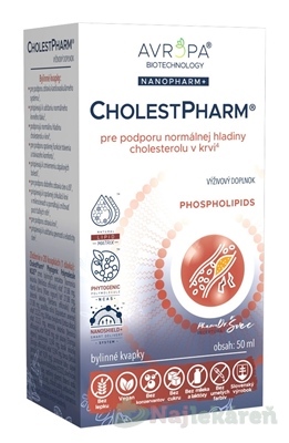 Avropa CholestPharm bylinné kvapky 50 ml