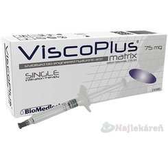 ViscoPlus Matrix 2,5% hyaluronát sodný v injekčnej striekačke 3ml