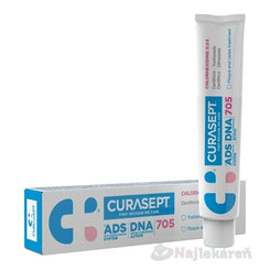 CURASEPT ADS DNA 705 zubná pasta s chlórhexidínom 0,05% 75 ml
