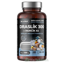 BE A PRO! DRASLÍK 300 + HORČÍK 92 60 kapsúl