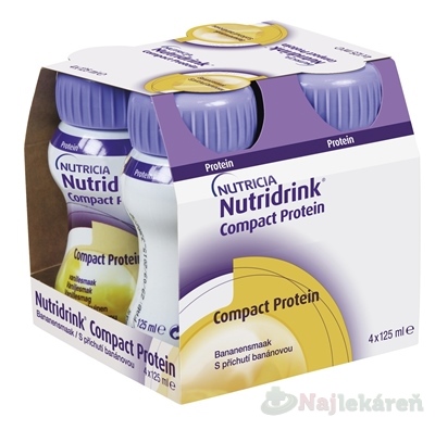 NUTRIDRINK Compact protein banán 4 x 125 ml kúpite na Najlekaren.eu