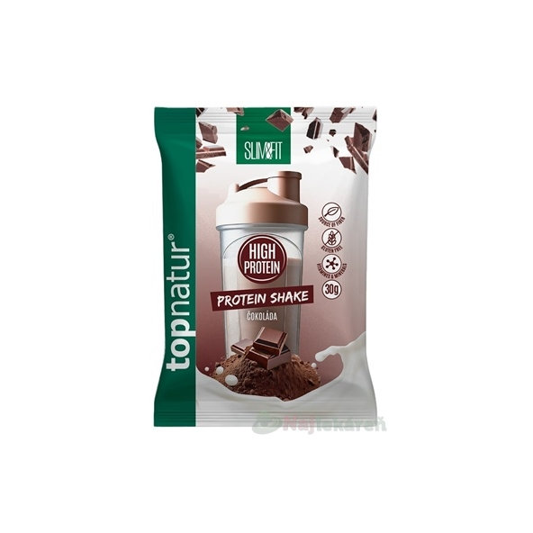 topnatur SLIM&FIT PROTEIN SHAKE Čokoláda prášok 30g