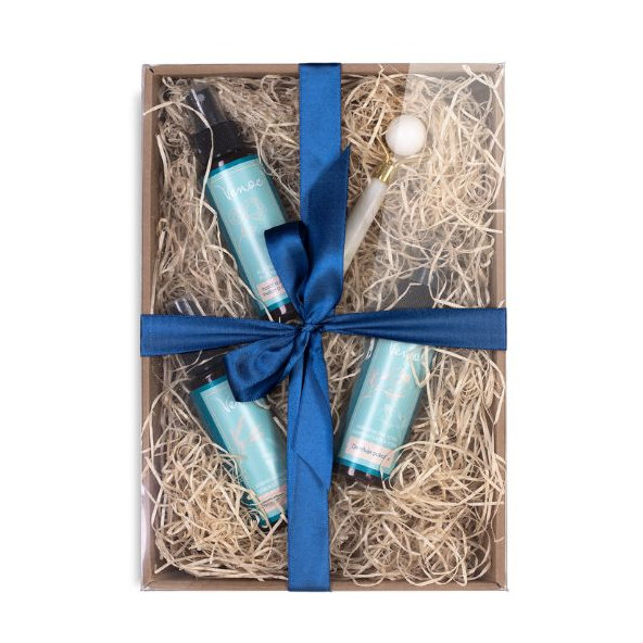 Darčekový balíček kozmetiky s mini rollerom Venoc