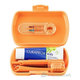 CURAPROX Kids Travel set cestovná sada ORANŽOVÁ