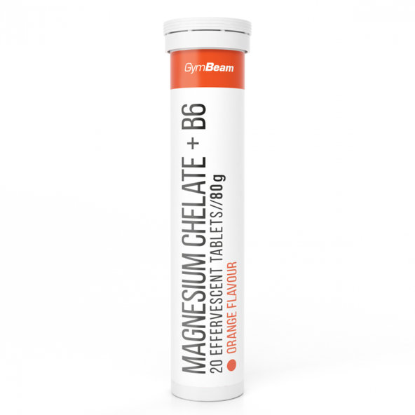 Magnézium chelát + B6 šumivý - GymBeam