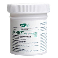 Mastivet masť na vemeno s gáfrom pre dojnice 100g