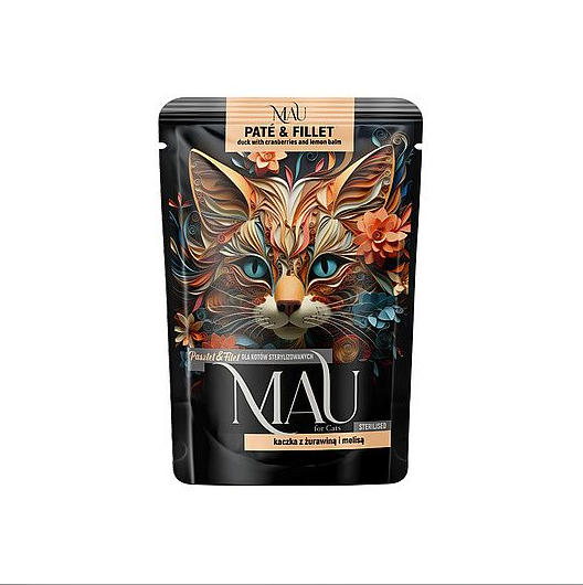 MAU Paté & Fillet kapsička s kačacím, brusnicami a medovkou 85 g