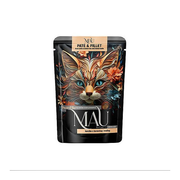 MAU Paté & Fillet kapsička s kačacím, brusnicami a medovkou 85 g