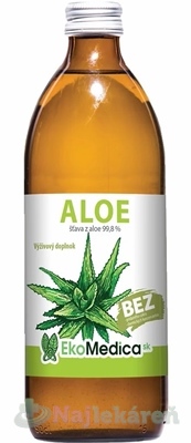 EkoMedica SK Aloe šťava 99,8% 500 ml kúpite na Najlekaren.eu