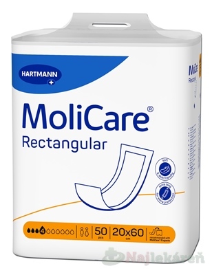 MOLICARE RECTANGULAR 4KV. 20X60 50KS