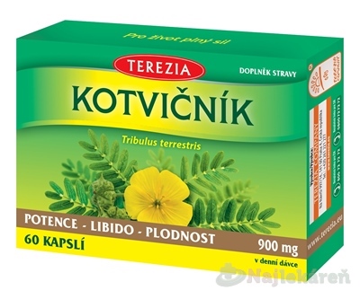 Terezia Kotvičník 60 kapsúl kúpite na Najlekaren.eu
