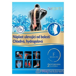 FORTE Náplasť uľavujúca od bolesti chladivá, hydrogélová 7x10 cm, 2 ks